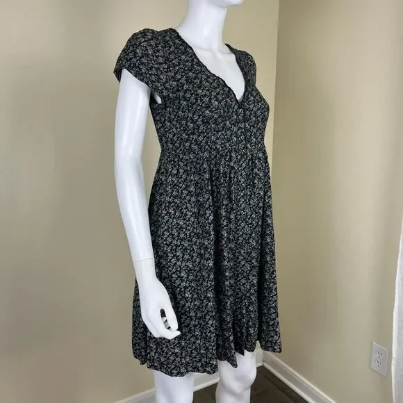 Denim & Supply Ralph Lauren Women Size S Ditsy Floral Mini Skater Babydoll Dress - Picture 16 of 16